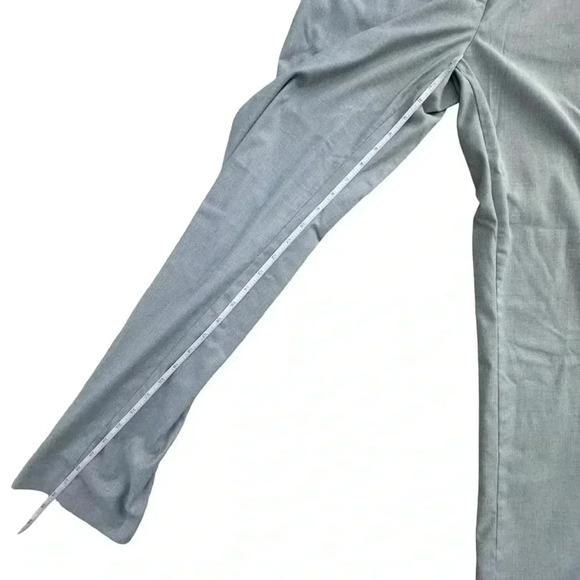 H&M Skinny Fit Crop Slacks - Regular Waist - Ankle Length - light gray - Picture 11 of 12